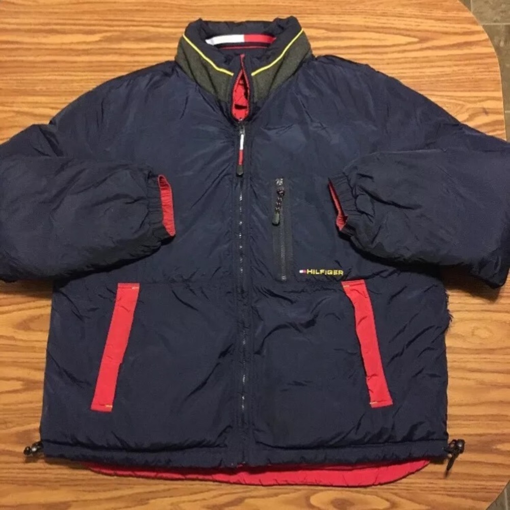 Tommy Hilfiger Puffer Coat Jacket Down Nylon